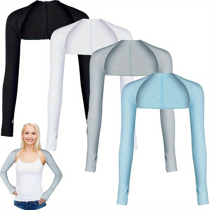 Outdoor Sport Gloves - 1pc Ice Silk Arm Sleeve Women