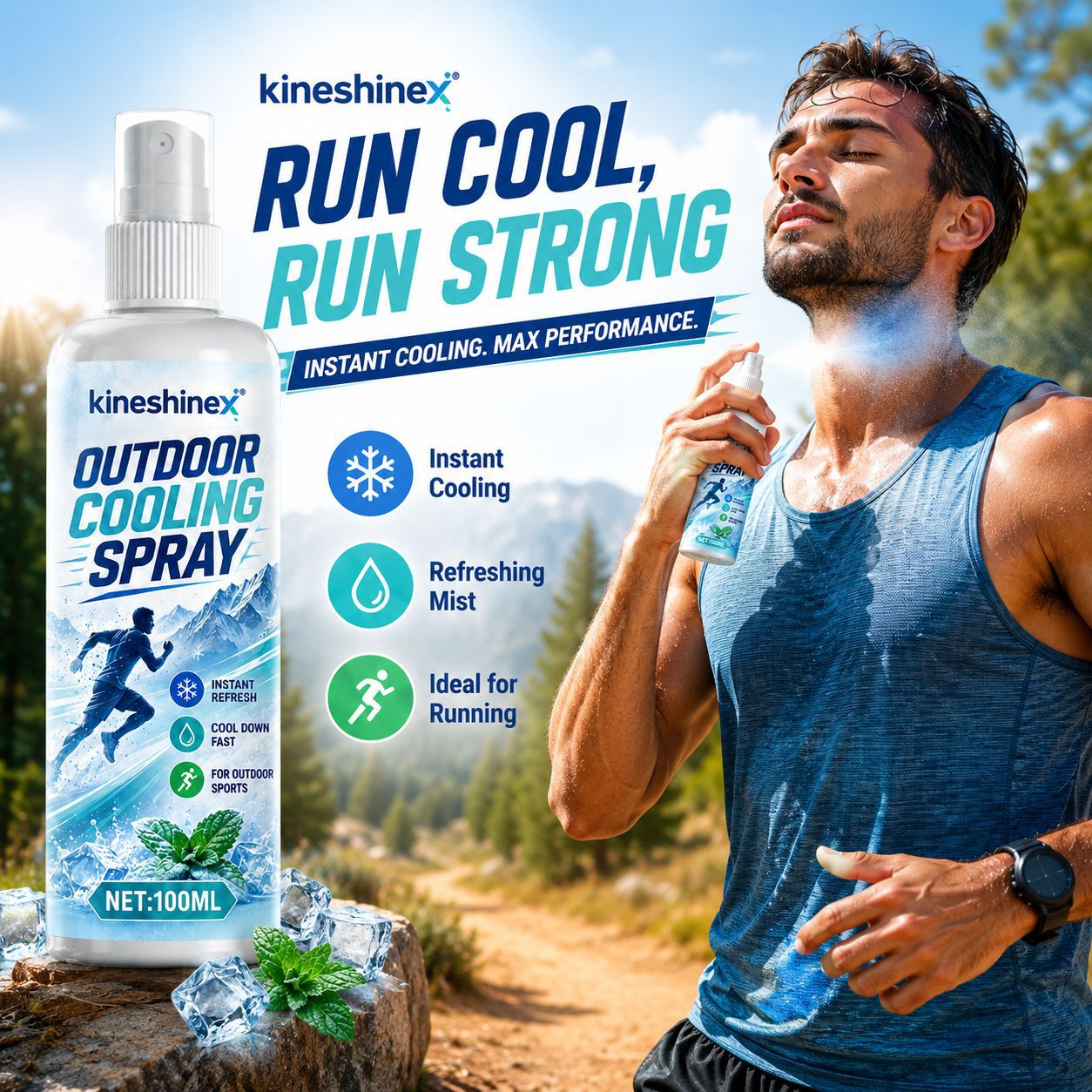 Outdoor Cooling Spray 100ml–In - Outdoor Sport Gear review and price
