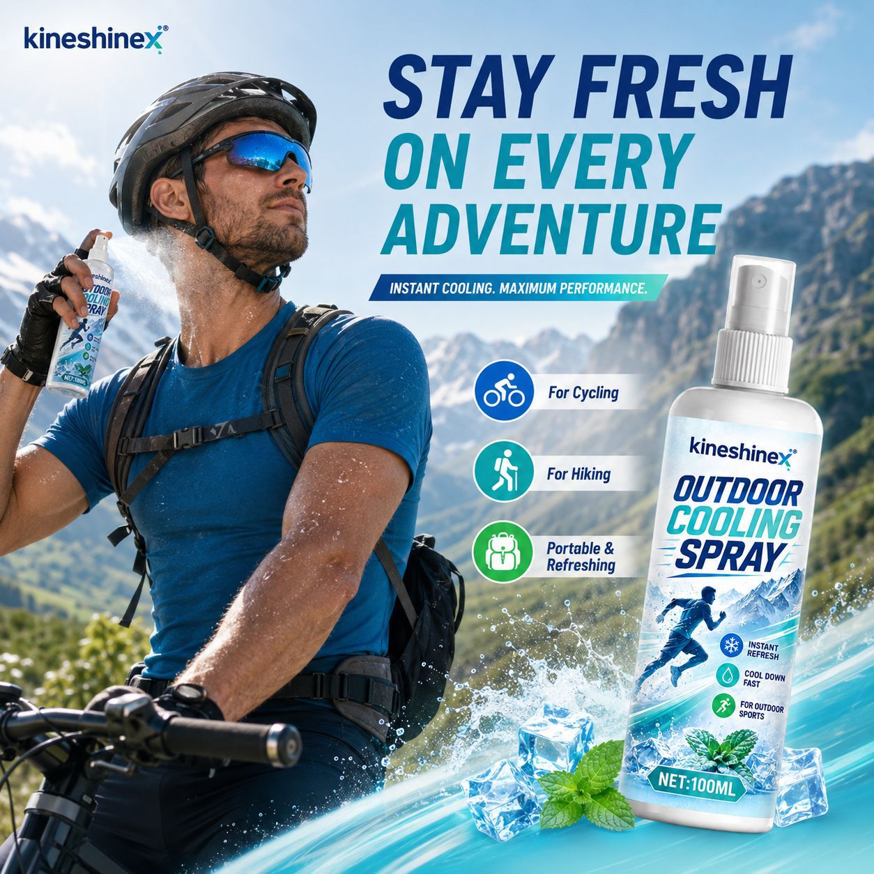 Outdoor Cooling Spray 100ml–In - Outdoor Sport Gear review and price