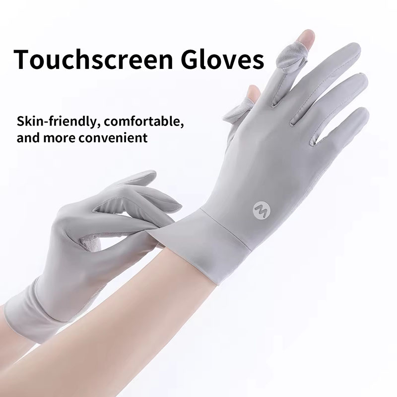 Sunscreen Ice Silk Breathable  - Outdoor Sport Gloves review and price